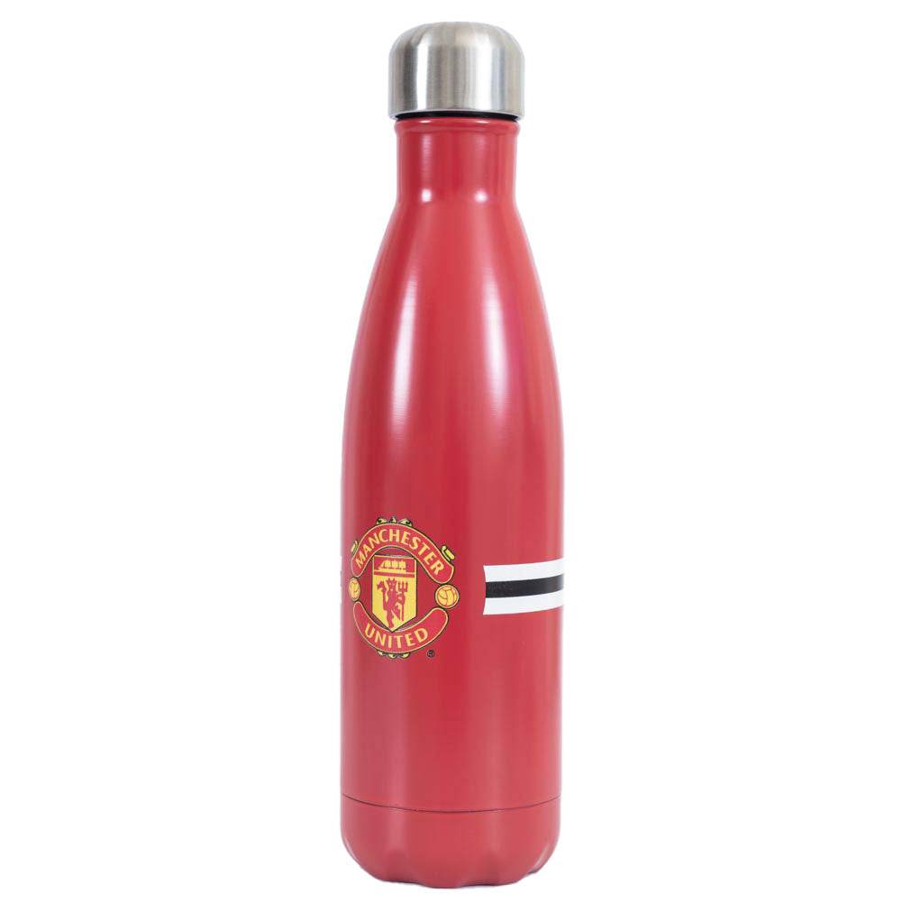 Manchester United FC Core Stripe Thermal Flask - Gift Arch