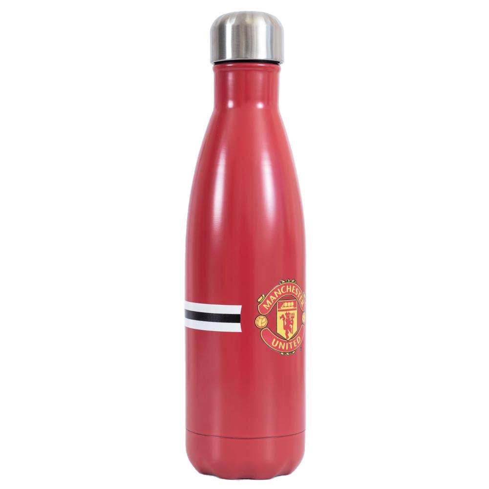 Manchester United FC Core Stripe Thermal Flask - Gift Arch