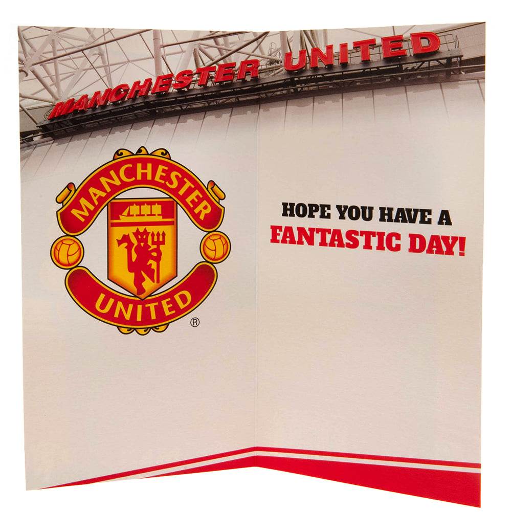 Manchester United FC No. 1 Fan Birthday Card - Gift Arch