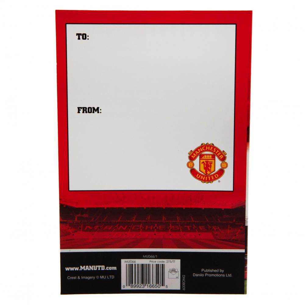 Manchester United FC Pop-Up Birthday Card - Gift Arch
