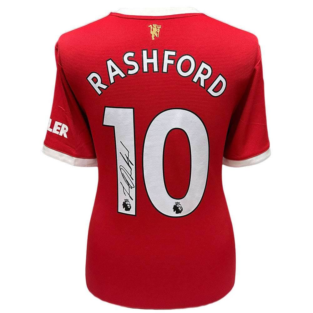 Manchester United FC Rashford Signed Shirt - Gift Arch