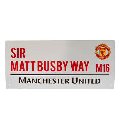 Manchester United FC Sir Matt Busby Way Street Sign - Gift Arch