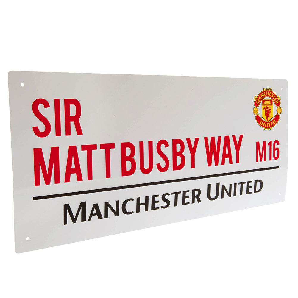 Manchester United FC Sir Matt Busby Way Street Sign - Gift Arch