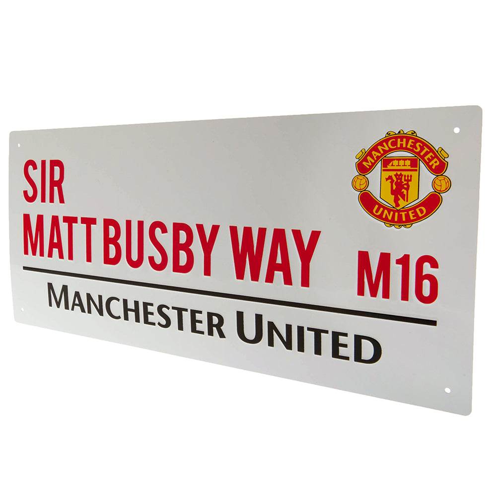Manchester United FC Sir Matt Busby Way Street Sign - Gift Arch