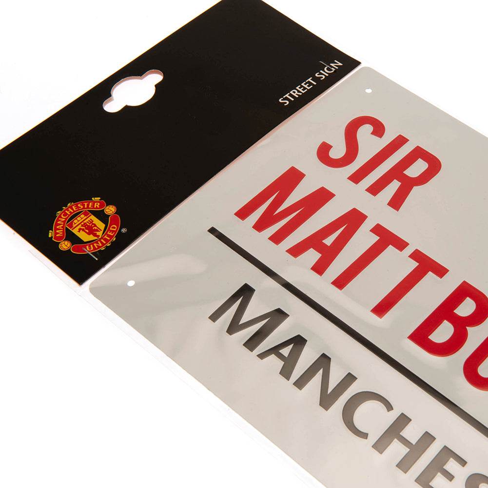 Manchester United FC Sir Matt Busby Way Street Sign - Gift Arch