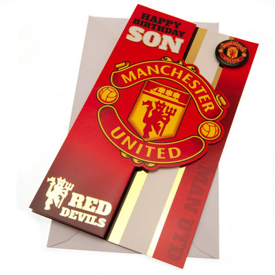 Manchester United FC Son Birthday Card - Gift Arch