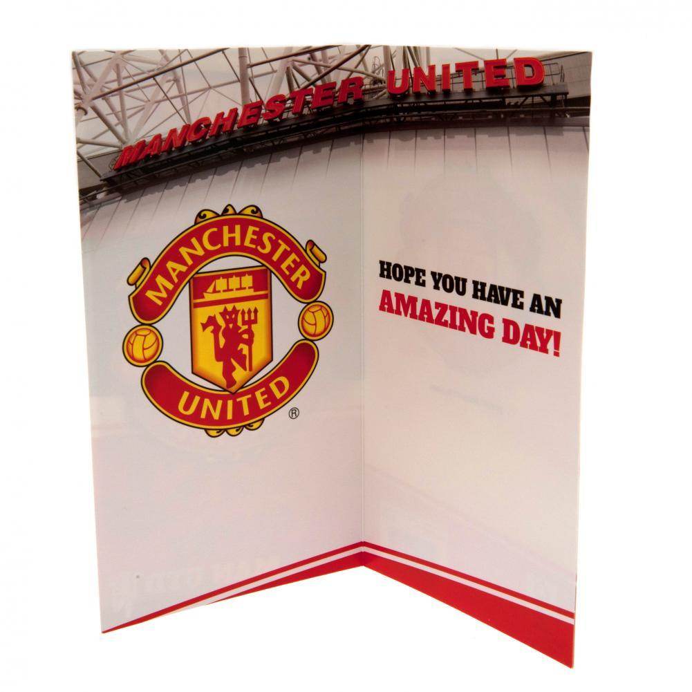 Manchester United FC Stadium Birthday Card - Gift Arch