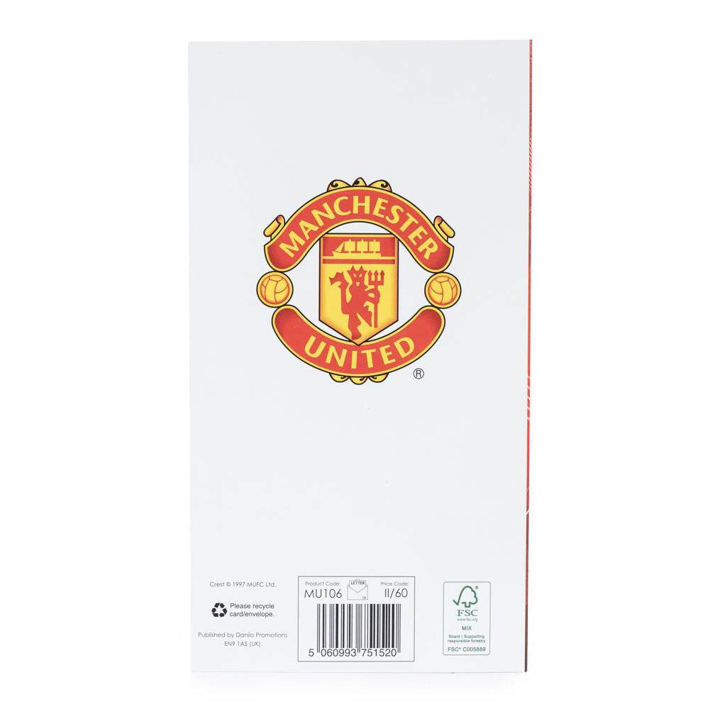 Manchester United FC Super Son Birthday Card - Gift Arch
