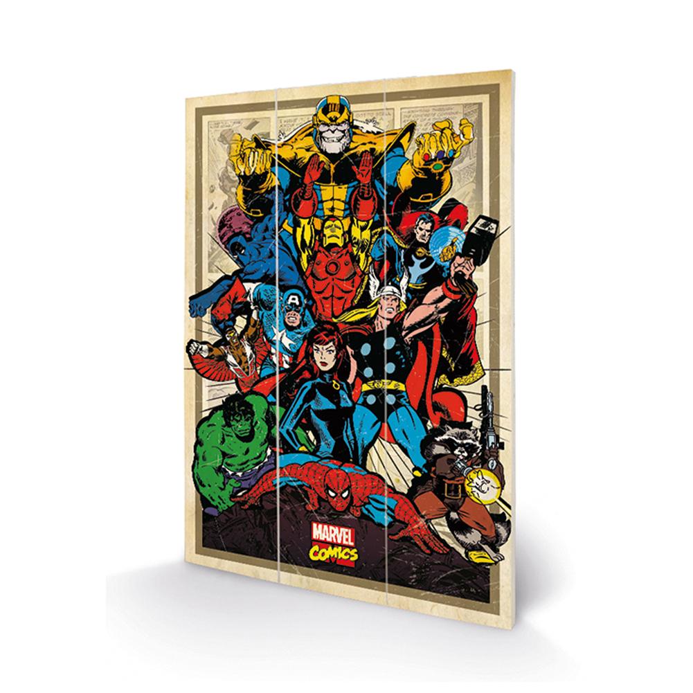 Marvel Comics Wood Print - Gift Arch