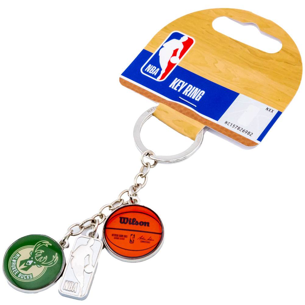 Milwaukee Bucks Charm Keyring - Gift Arch