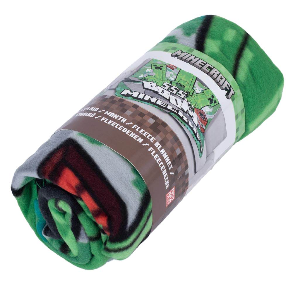 Minecraft Boom Fleece Blanket - Gift Arch