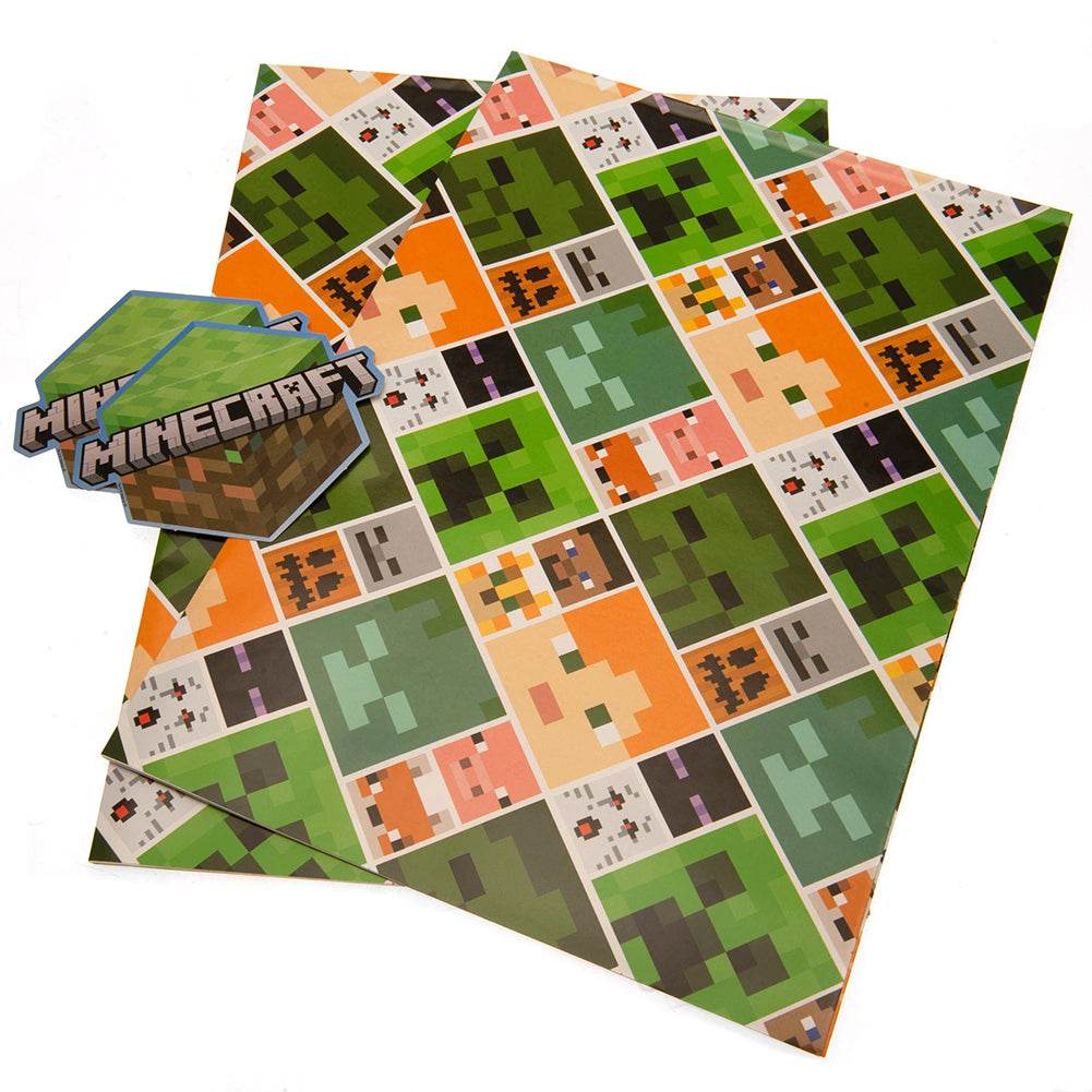 Minecraft Gift Wrap - Gift Arch