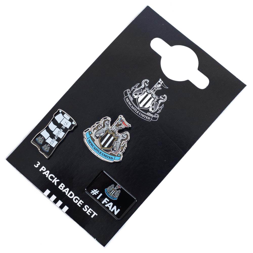 Newcastle United FC 3pc Badge Set - Gift Arch