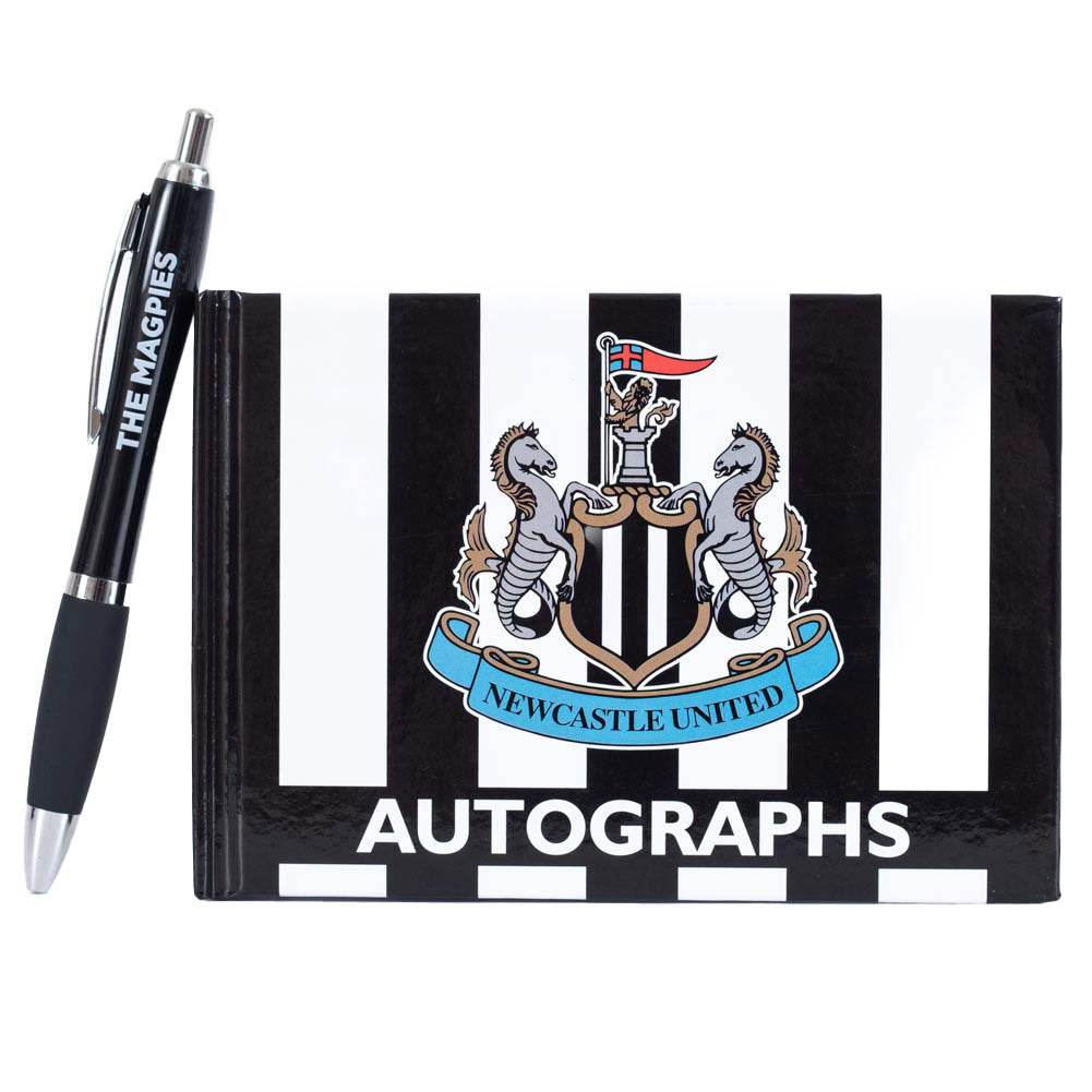 Newcastle United FC Autograph Book & Pen - Gift Arch