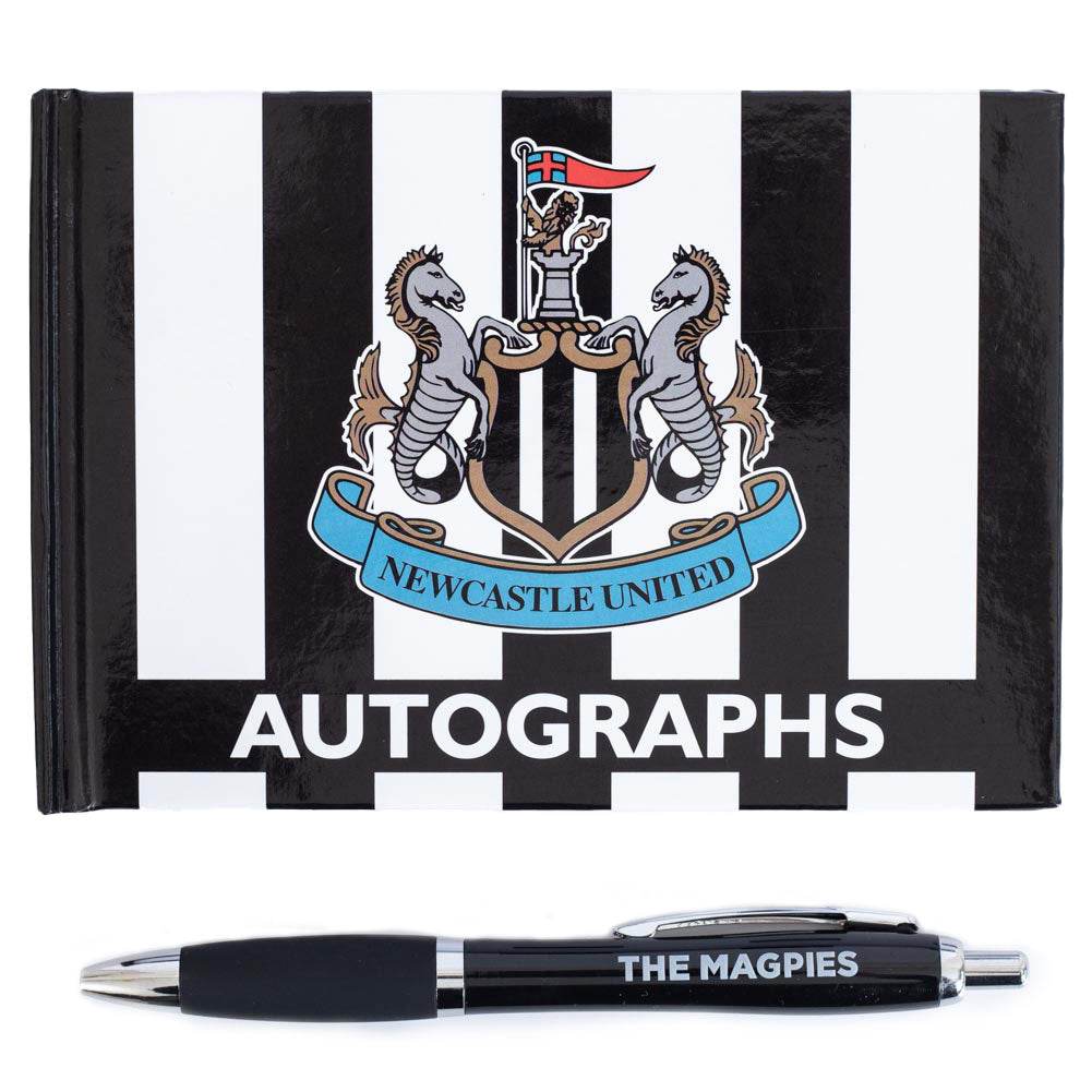 Newcastle United FC Autograph Book & Pen - Gift Arch
