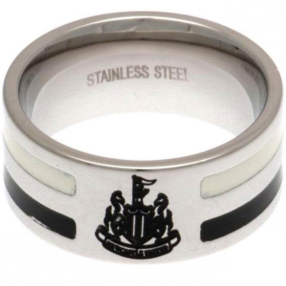 Newcastle United FC Colour Stripe Ring Large - Gift Arch
