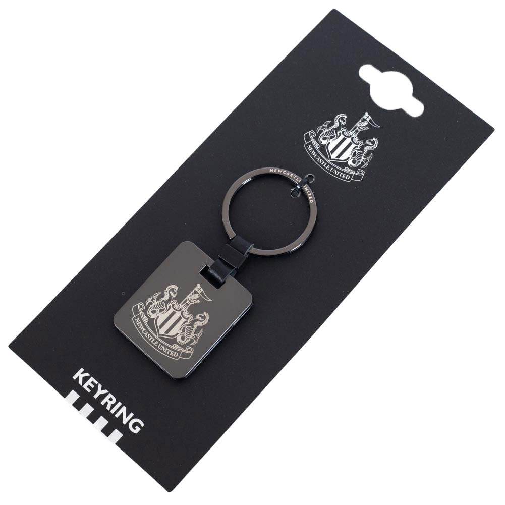 Newcastle United FC Galvanised Keyring - Gift Arch