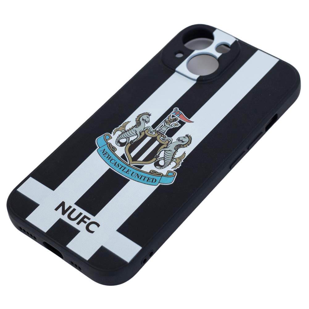 Newcastle United FC iPhone 14 Striped Silicone Case - Gift Arch