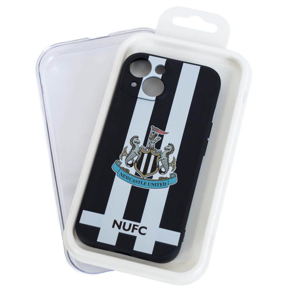 Newcastle United FC iPhone 14 Striped Silicone Case - Gift Arch