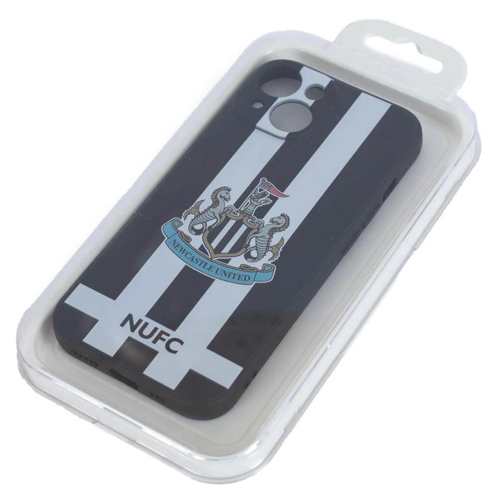 Newcastle United FC iPhone 14 Striped Silicone Case - Gift Arch