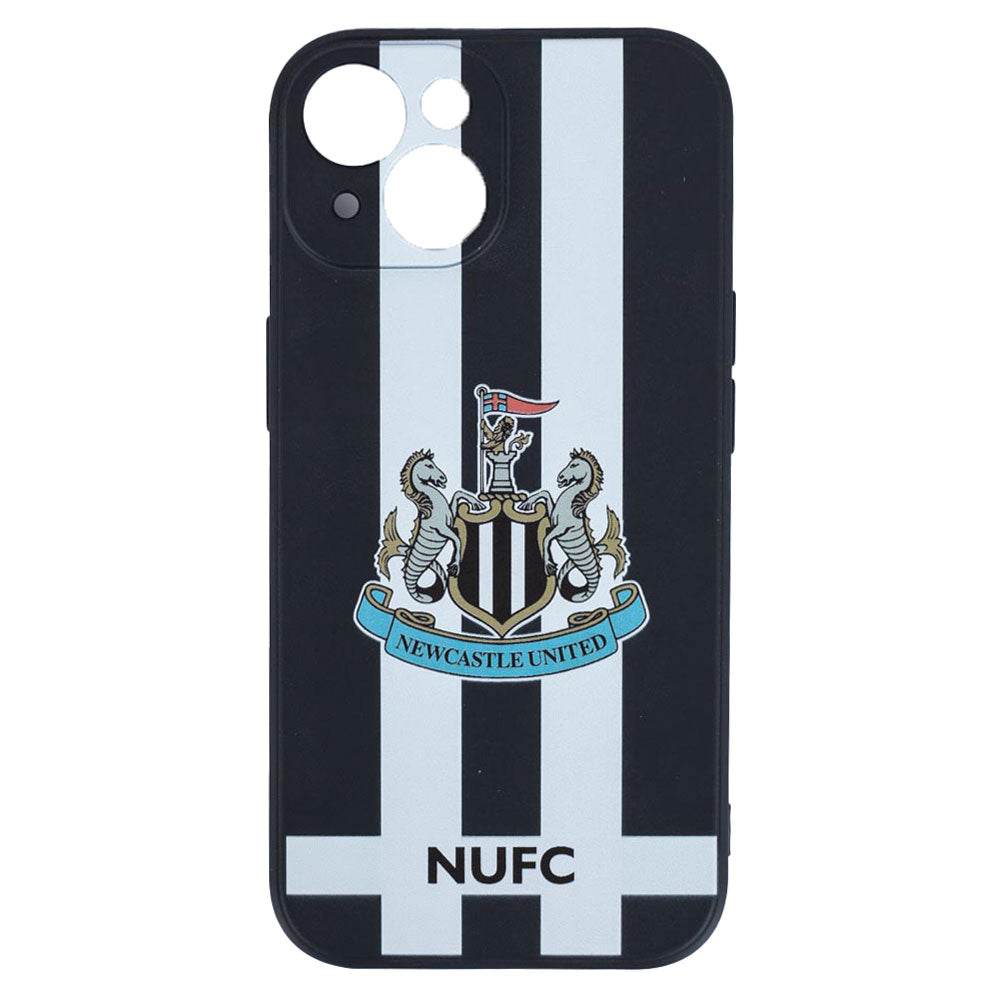 Newcastle United FC iPhone 15 Striped Silicone Case - Gift Arch