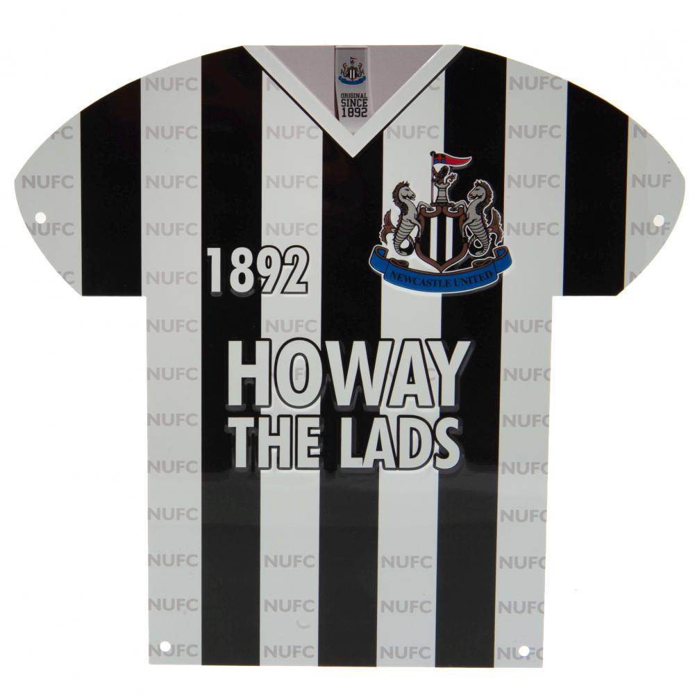 Newcastle United FC Metal Shirt Sign - Gift Arch
