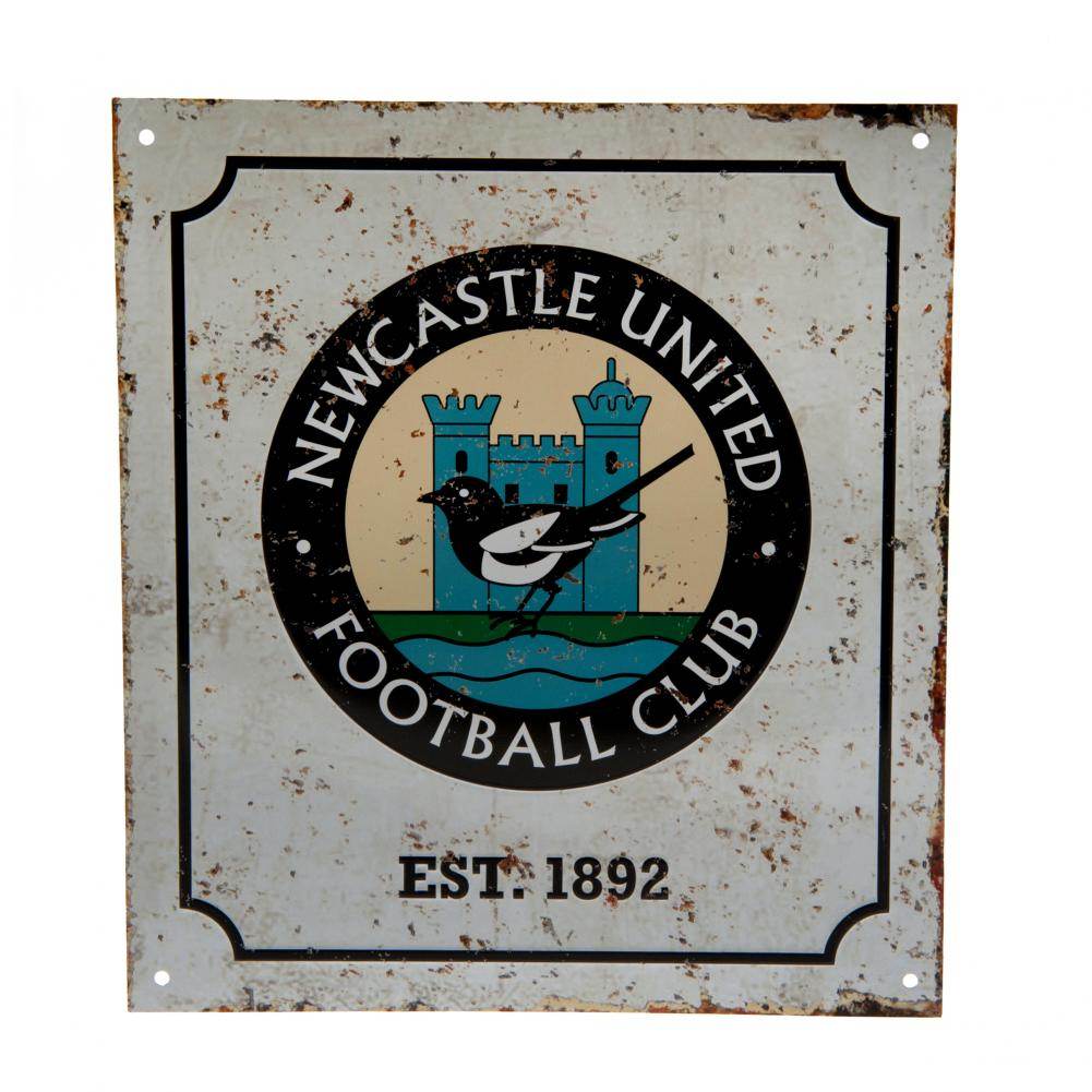 Newcastle United FC Retro Logo Sign - Gift Arch