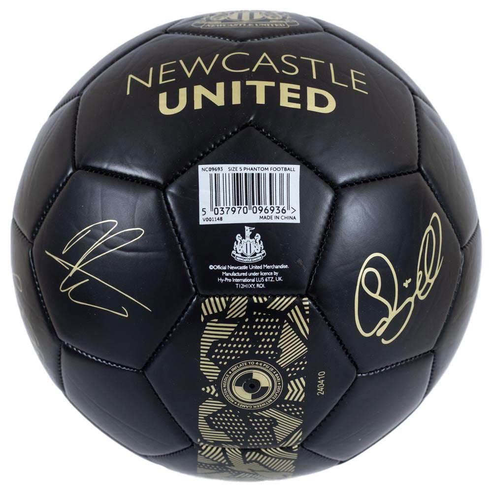 Newcastle United FC Sig Gold Phantom Football - Gift Arch