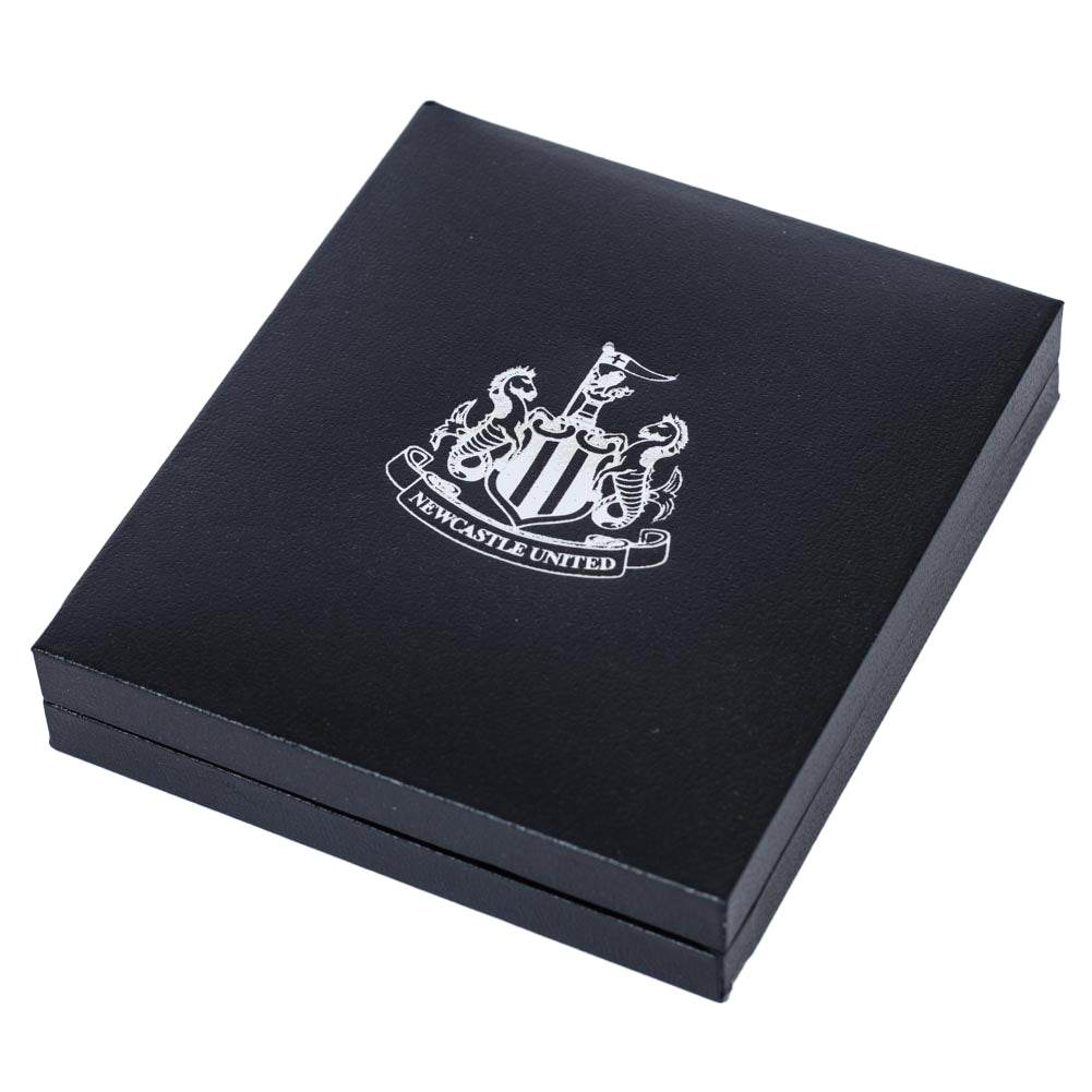 Newcastle United FC Silver Plated Boxed Pendant - Gift Arch