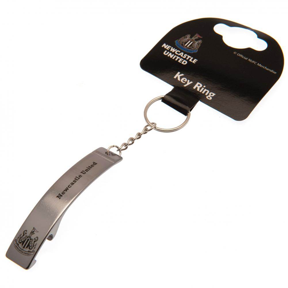 Newcastle United FC Sleek Bottle Opener Keyring - Gift Arch