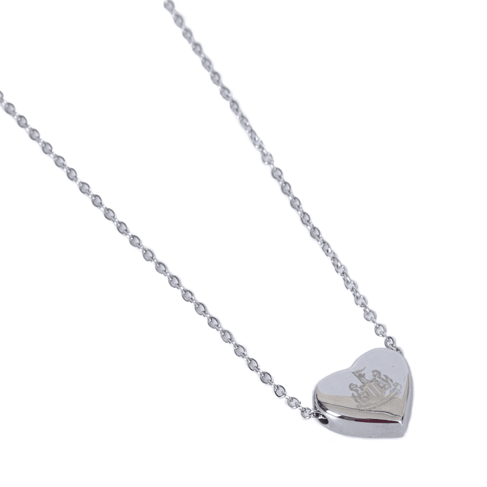 Newcastle United FC Stainless Steel Heart Necklace - Gift Arch