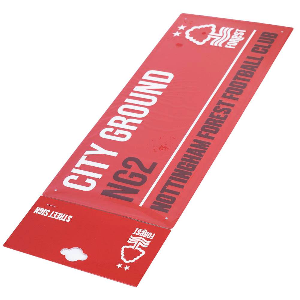 Nottingham Forest FC Colour Street Sign - Gift Arch