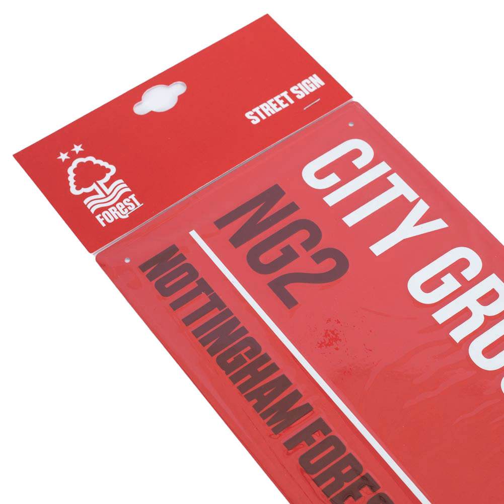Nottingham Forest FC Colour Street Sign - Gift Arch