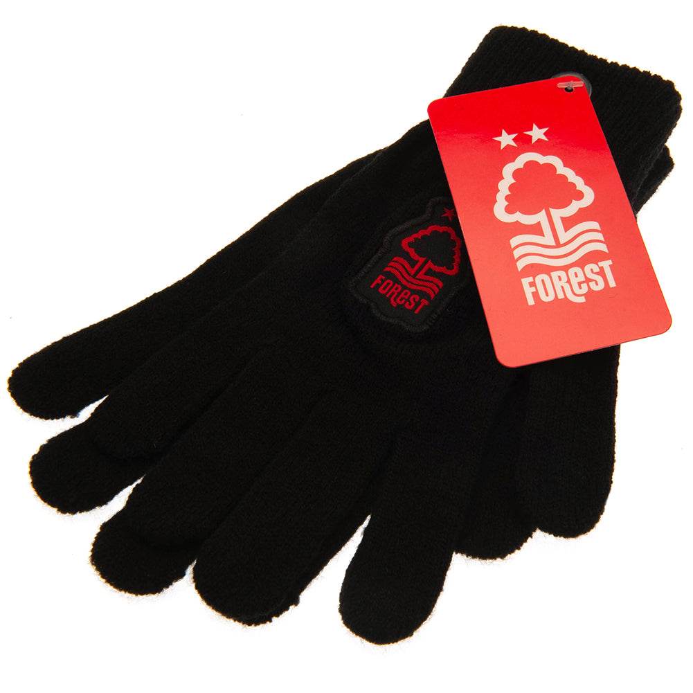 Nottingham Forest FC Knitted Gloves Junior - Gift Arch