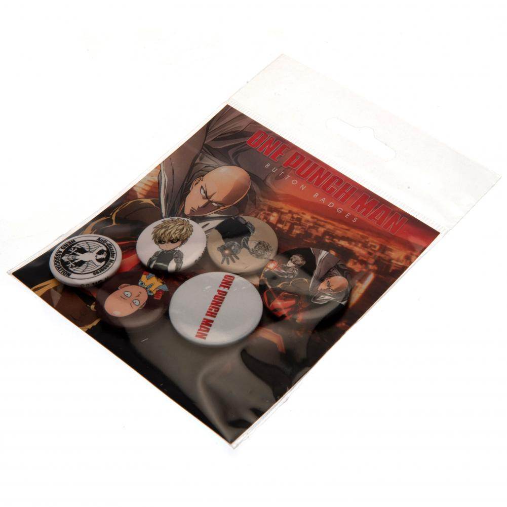 One Punch Man Button Badge Set - Gift Arch