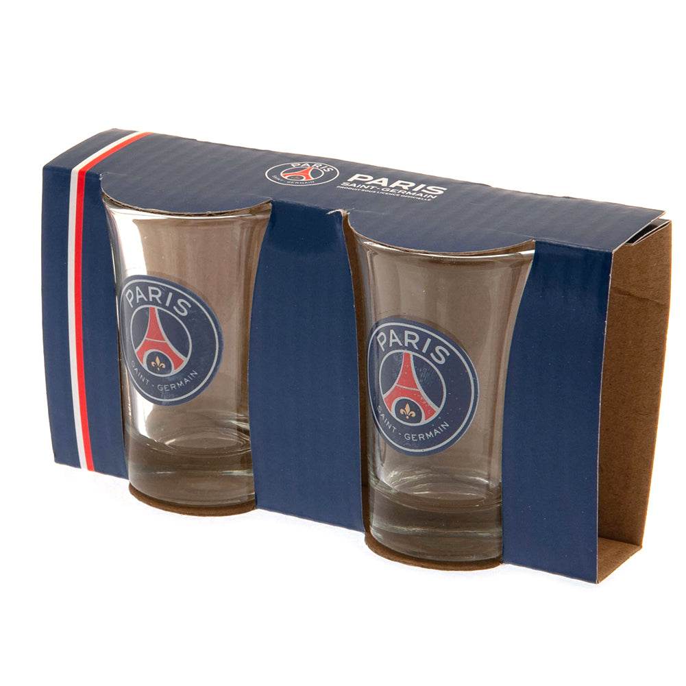 Paris Saint Germain FC 2pk Shot Glass Set - Gift Arch