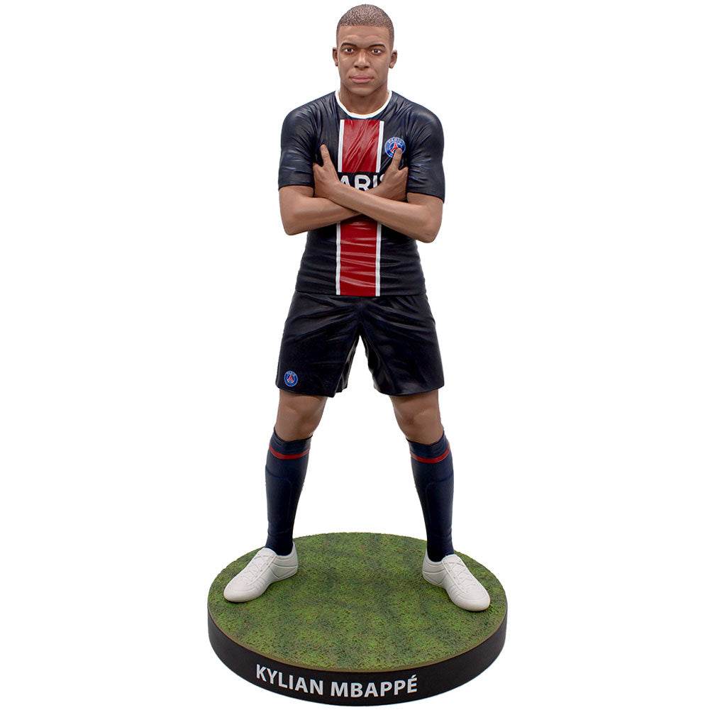 Paris Saint Germain FC Football's Finest Kylian Mbappe Premium Statue - Gift Arch