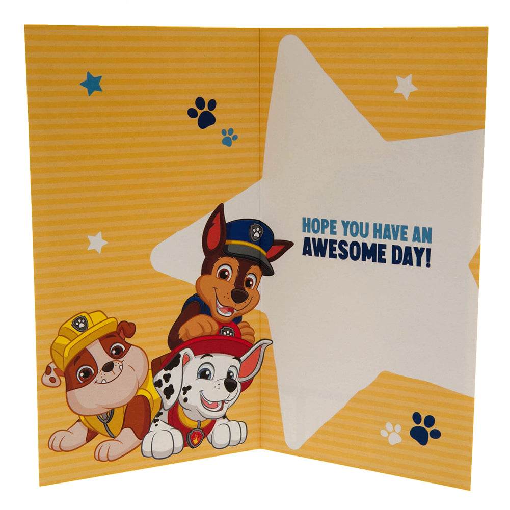 Paw Patrol Birthday Card Boy - Gift Arch
