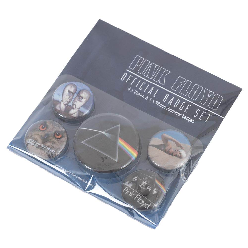 Pink Floyd Classic Button Badge Set - Gift Arch