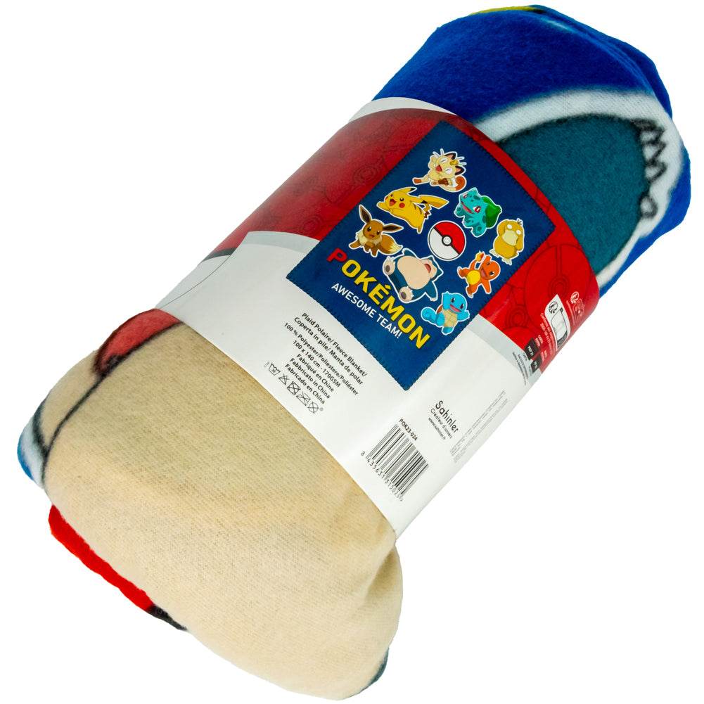 Pokemon Awesome Team Fleece Blanket - Gift Arch