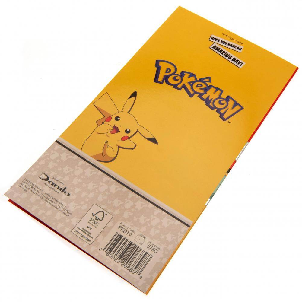 Pokemon Birthday Card - Gift Arch