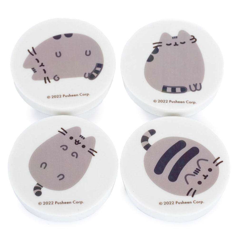 Pusheen 4pk Eraser Set - Gift Arch