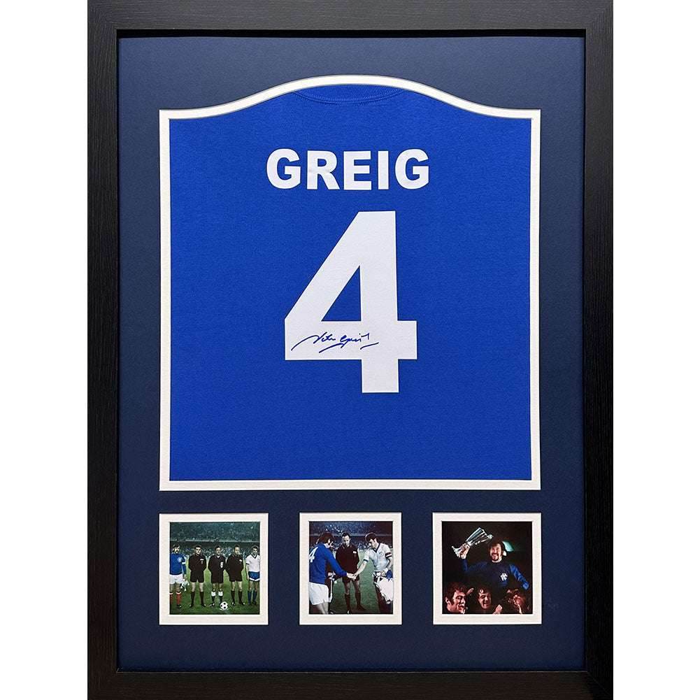 Rangers FC 1972 Greig Signed Shirt (Framed) - Gift Arch