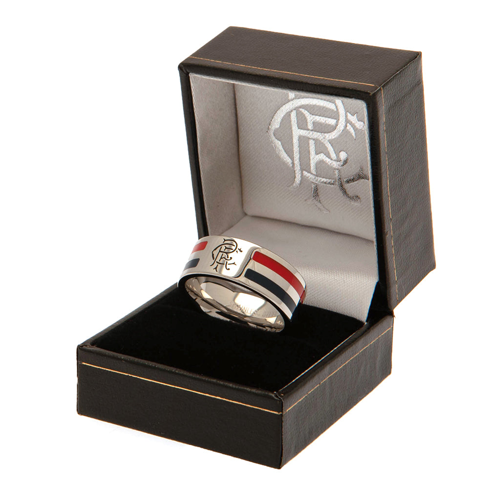 Rangers FC Colour Stripe Ring Medium - Gift Arch