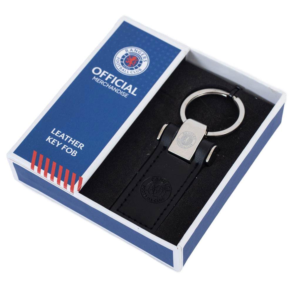 Rangers FC Leather Key Fob - Gift Arch