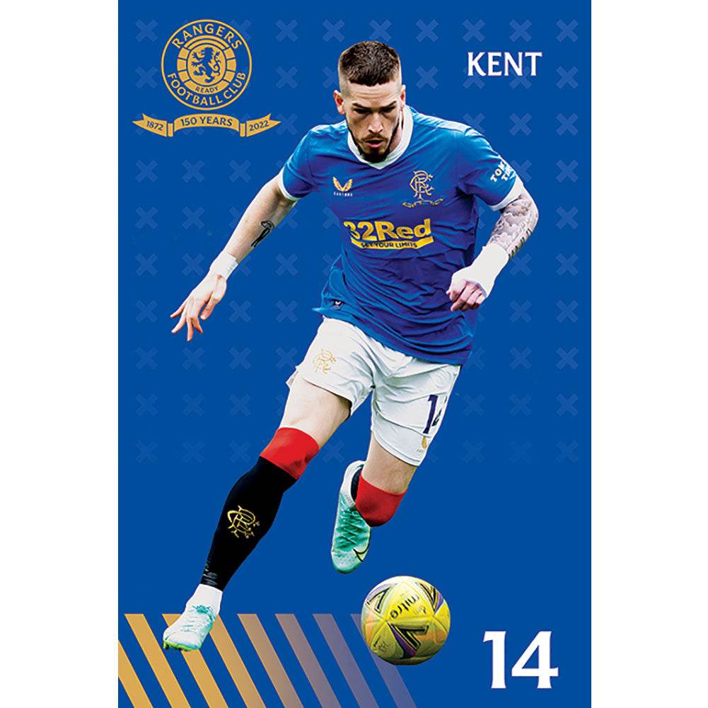 Rangers FC Poster Kent 8 - Gift Arch