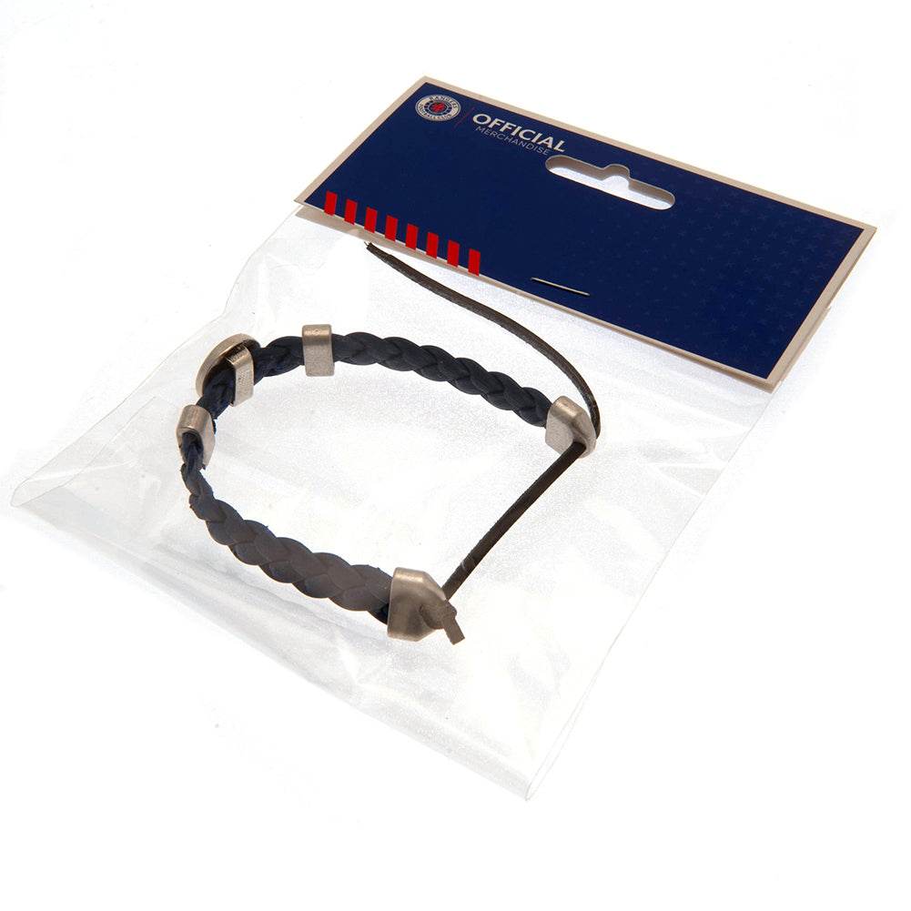 Rangers FC PU Slider Bracelet - Gift Arch