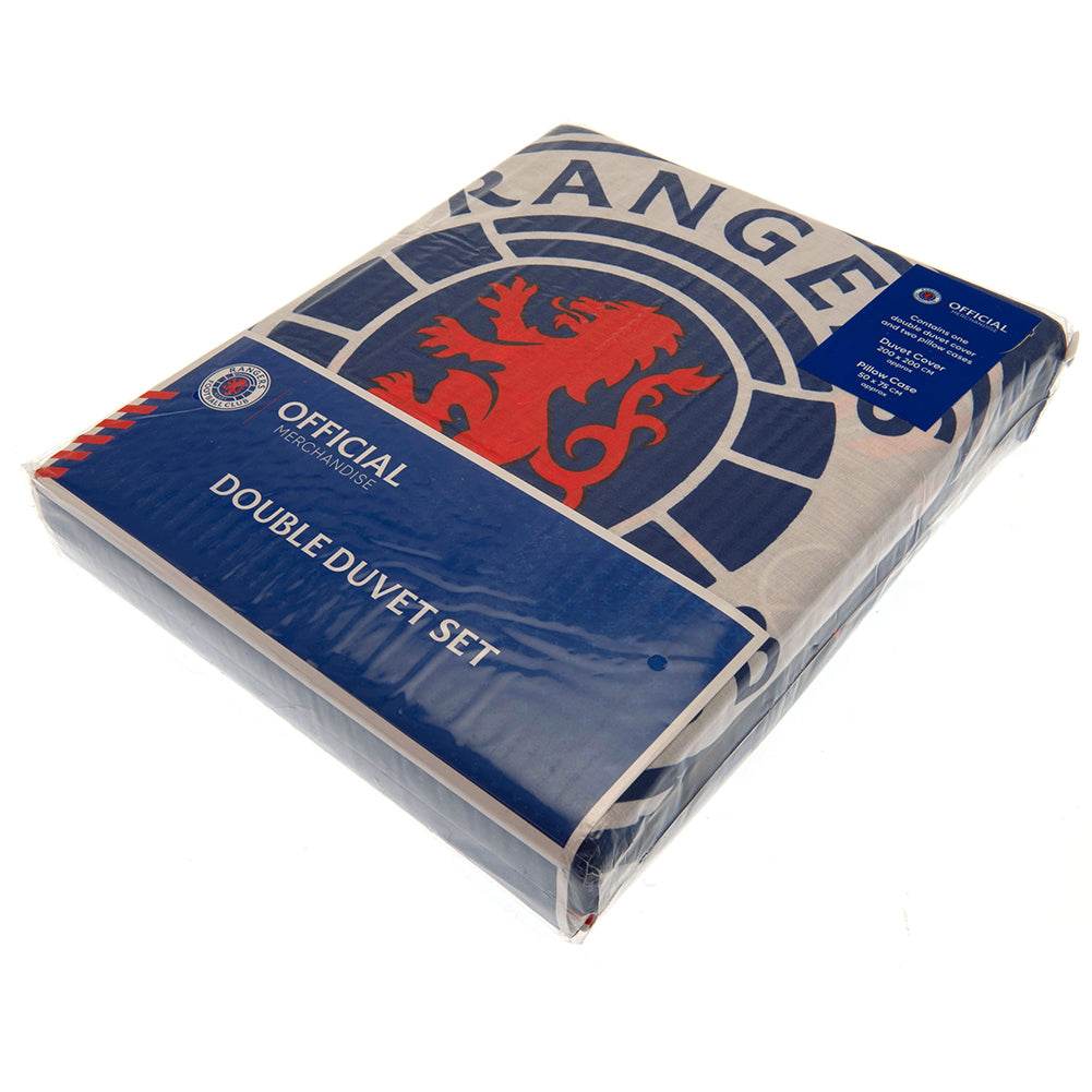 Rangers FC Pulse Double Duvet Set - Gift Arch