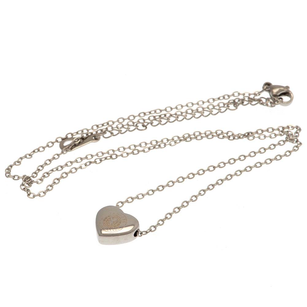 Rangers FC Stainless Steel Heart Necklace - Gift Arch