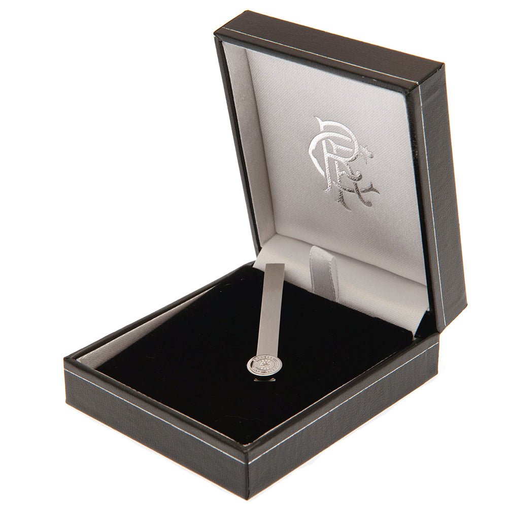 Rangers FC Stainless Steel Ready Crest Tie Slide - Gift Arch